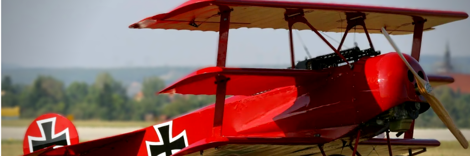 Fokker Triplane - Red Barron- 37cm