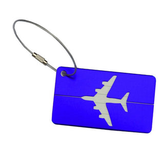Aluminium Luggage Tag - Blue-ABC-Downunder Pilot Shop