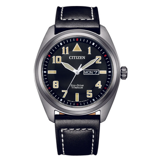 Citizen Garrison Super Titanium Eco-Drive Black - BM8560-29E Watches by Citizen | Downunder Pilot Shop