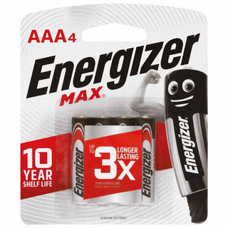Energizer Max AAA Batteries - 4 Pack Batteries by Energizer | Downunder Pilot Shop