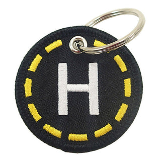 Helipad Embroidered Keychain Keychains by Luso Aviation | Downunder Pilot Shop