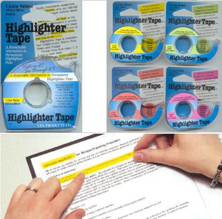 Highlighter Tape Green-Highlighter Tape-Downunder Pilot Shop