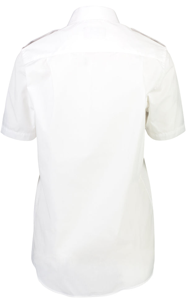 Mens Short Sleeve Pilot Dress Shirt White-Corinthian-Downunder Pilot Shop