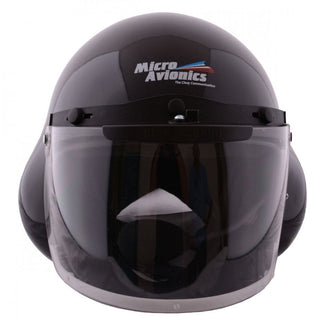 MicroAvionics Integrated GA Headset in Black Helmet Small Headsets by MicroAvionics | Downunder Pilot Shop
