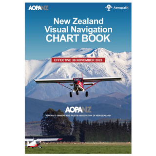 New Zealand AOPA Visual Navigation Chart Book 2023/24 Aviation Charts by Airways | Downunder Pilot Shop