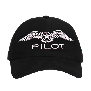 Pilot Wings Cap - Black Caps by Downunder | Downunder Pilot Shop