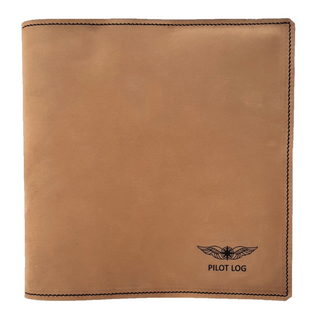 Sparrowhawk Pilots Nubuck Leather Logbook Cover Log Book Covers by Sparrowhawk | Downunder Pilot Shop