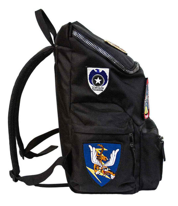 TOP GUN Backpack with Patches - Black Backpacks by TOP GUN | Downunder Pilot Shop