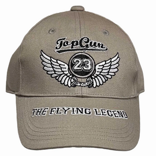 TOP GUN Flying Legend Cap - Grey Caps by TOP GUN | Downunder Pilot Shop