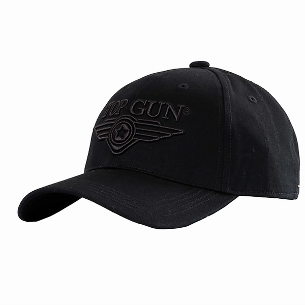 TOP GUN Logo Cap - Black Caps by TOP GUN | Downunder Pilot Shop