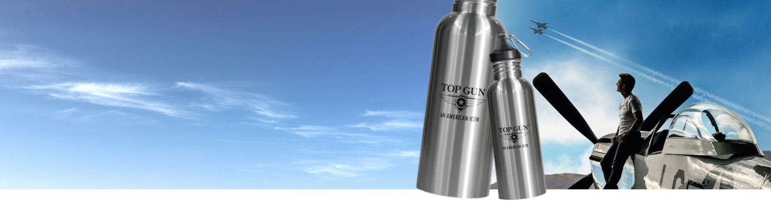 TOP GUN Stainless Steel Water Bottle